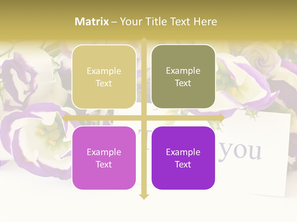 Card Decoration You PowerPoint Template