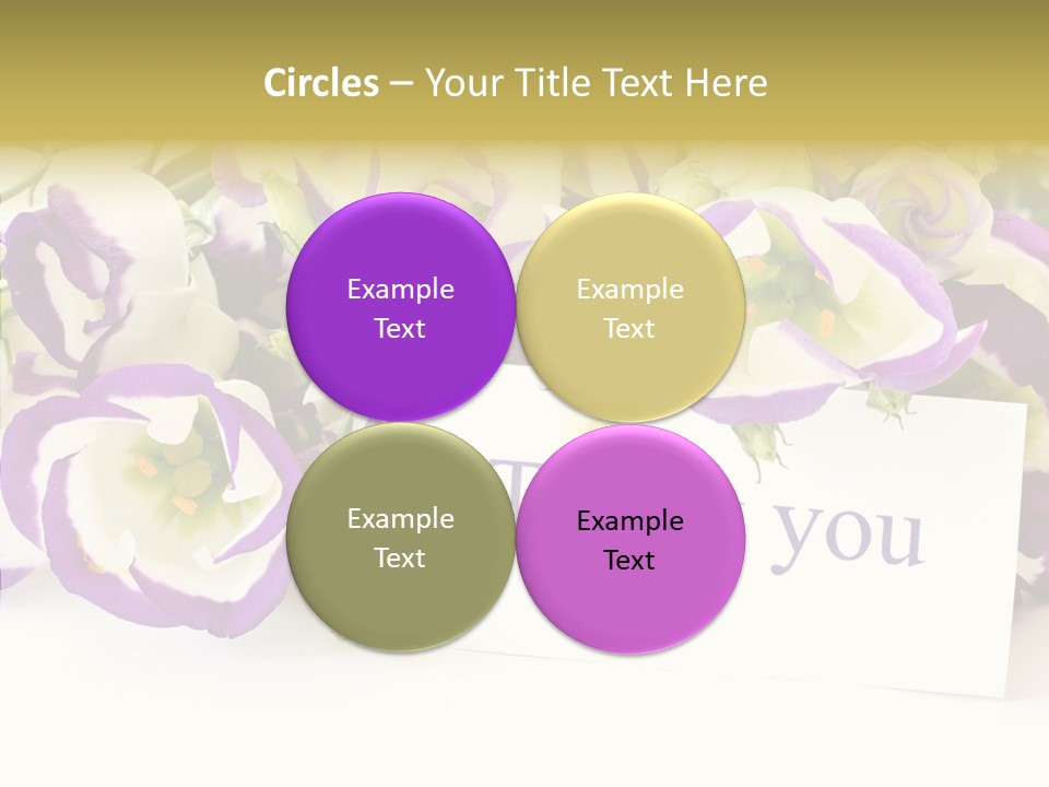 Card Decoration You PowerPoint Template