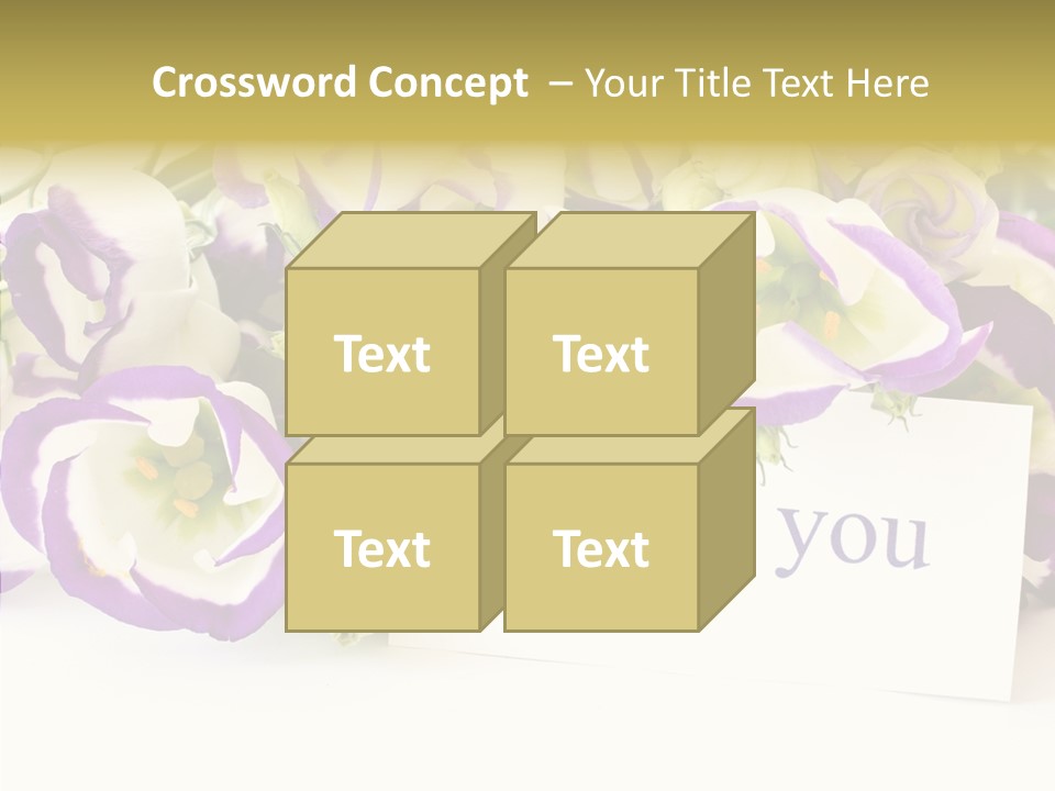 Card Decoration You PowerPoint Template