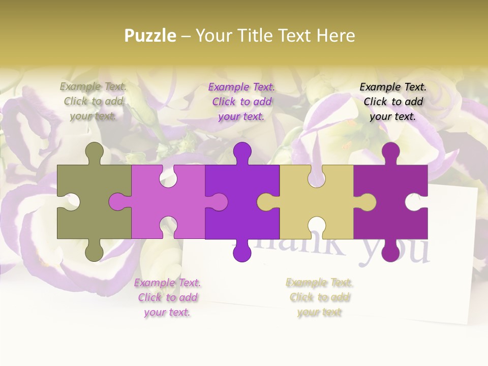 Card Decoration You PowerPoint Template