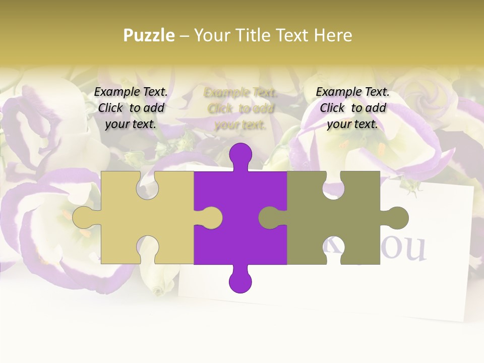 Card Decoration You PowerPoint Template