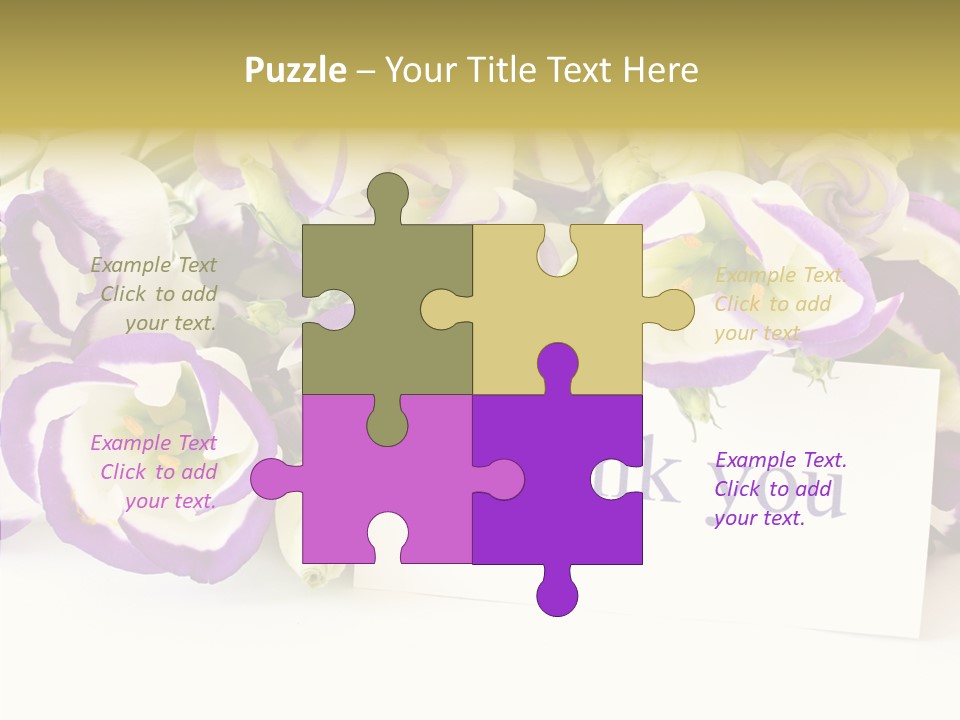 Card Decoration You PowerPoint Template