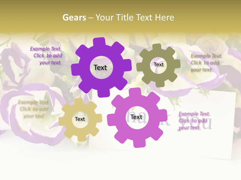 Card Decoration You PowerPoint Template