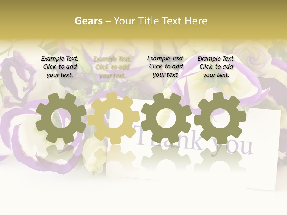 Card Decoration You PowerPoint Template