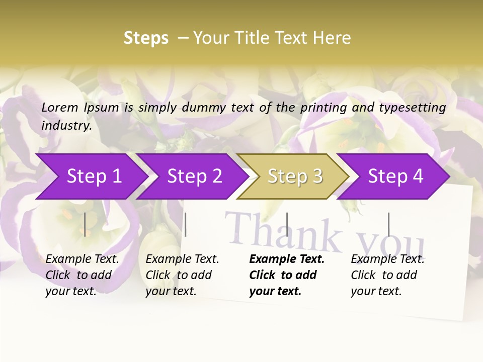 Card Decoration You PowerPoint Template
