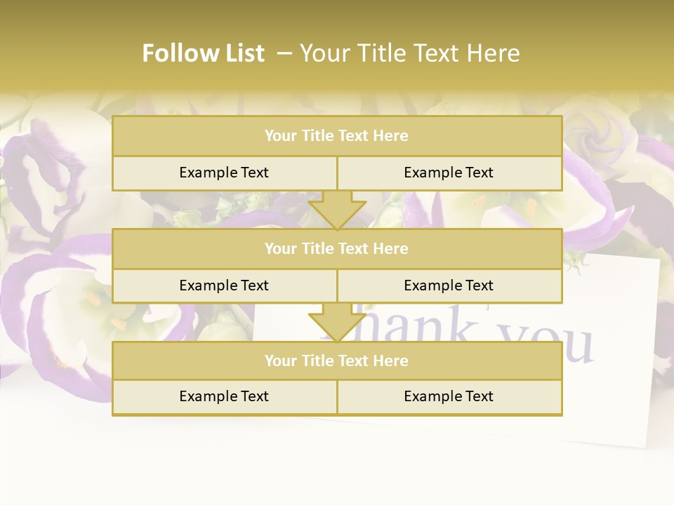 Card Decoration You PowerPoint Template