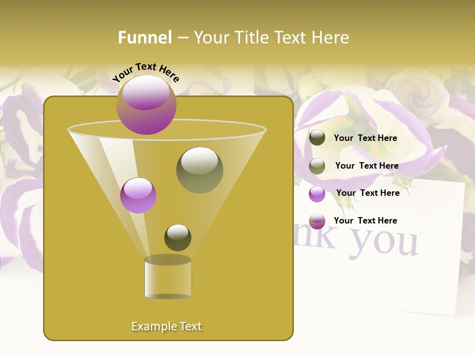Card Decoration You PowerPoint Template