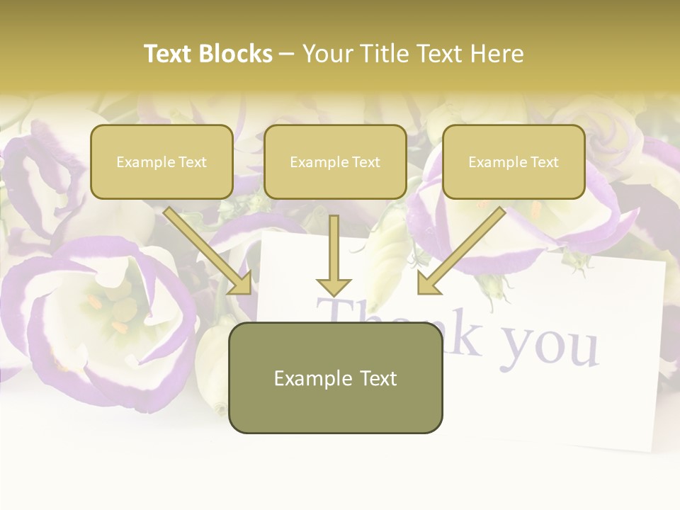 Card Decoration You PowerPoint Template