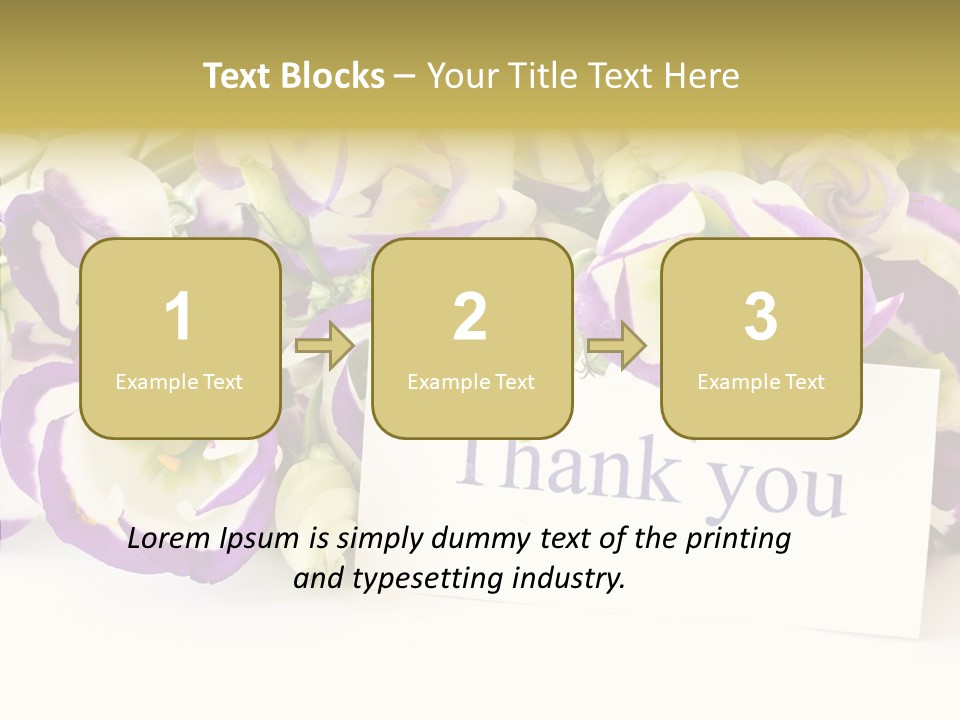 Card Decoration You PowerPoint Template