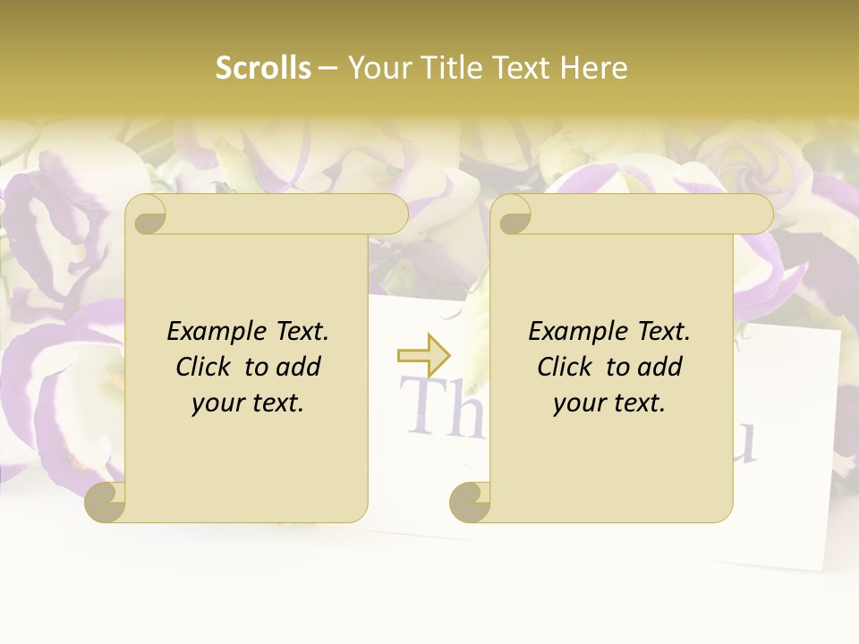 Card Decoration You PowerPoint Template