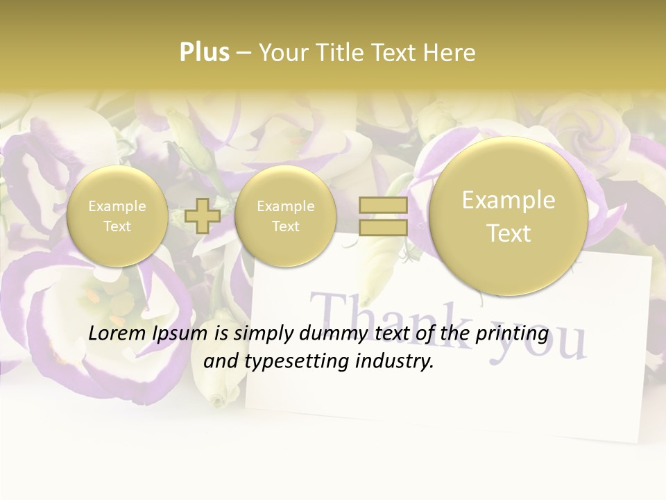 Card Decoration You PowerPoint Template