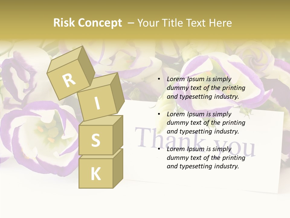 Card Decoration You PowerPoint Template