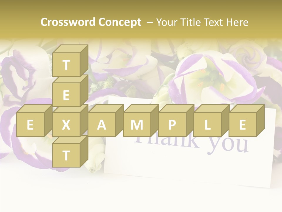 Card Decoration You PowerPoint Template