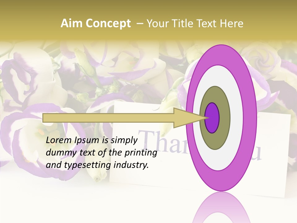 Card Decoration You PowerPoint Template