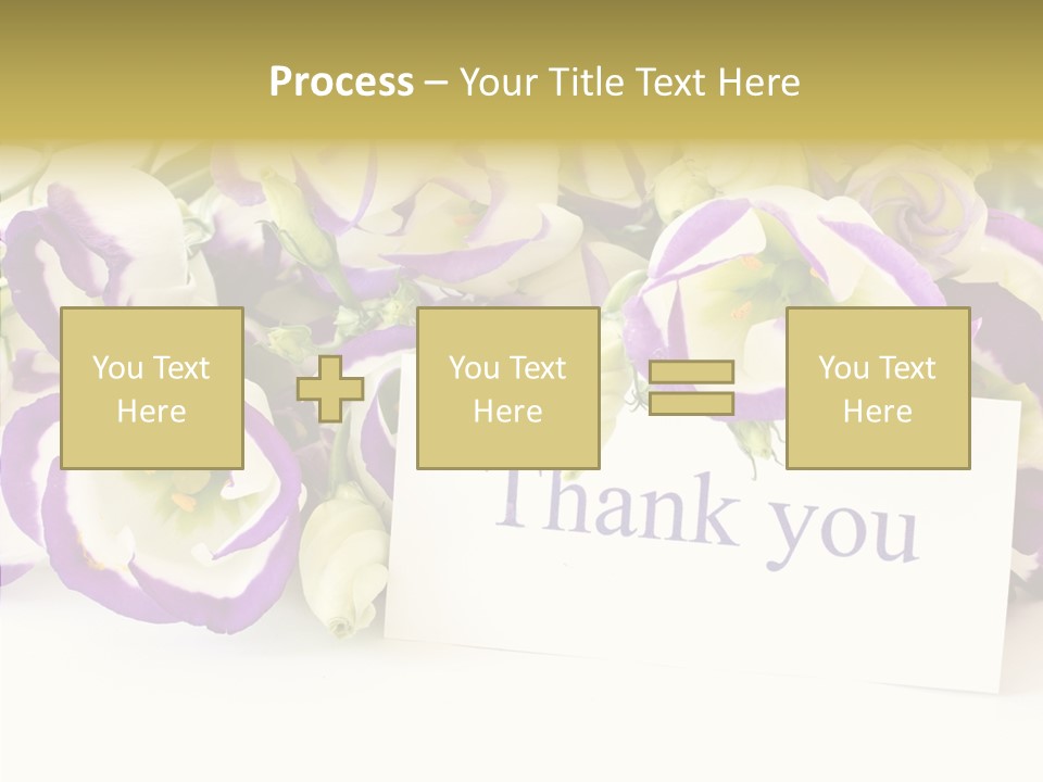 Card Decoration You PowerPoint Template