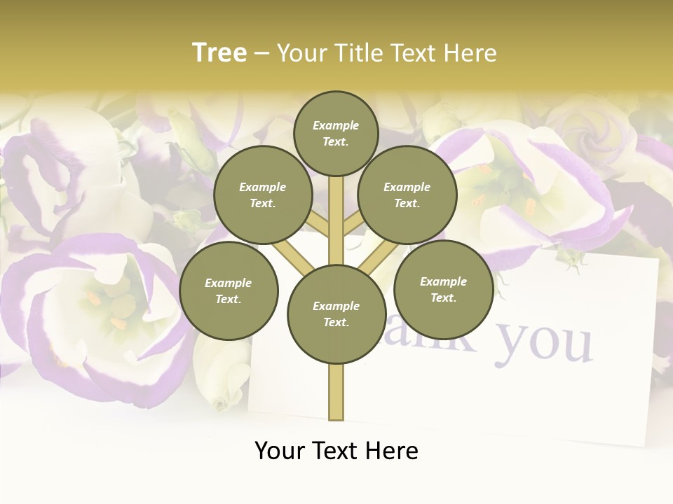 Card Decoration You PowerPoint Template