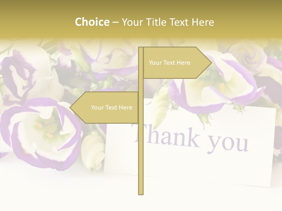 Card Decoration You PowerPoint Template