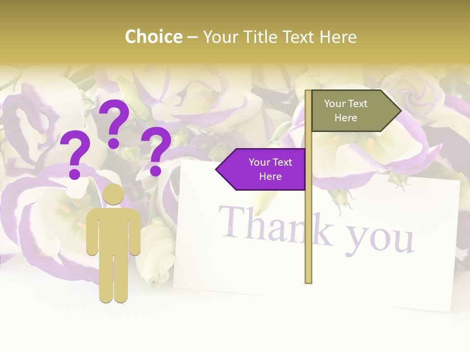 Card Decoration You PowerPoint Template