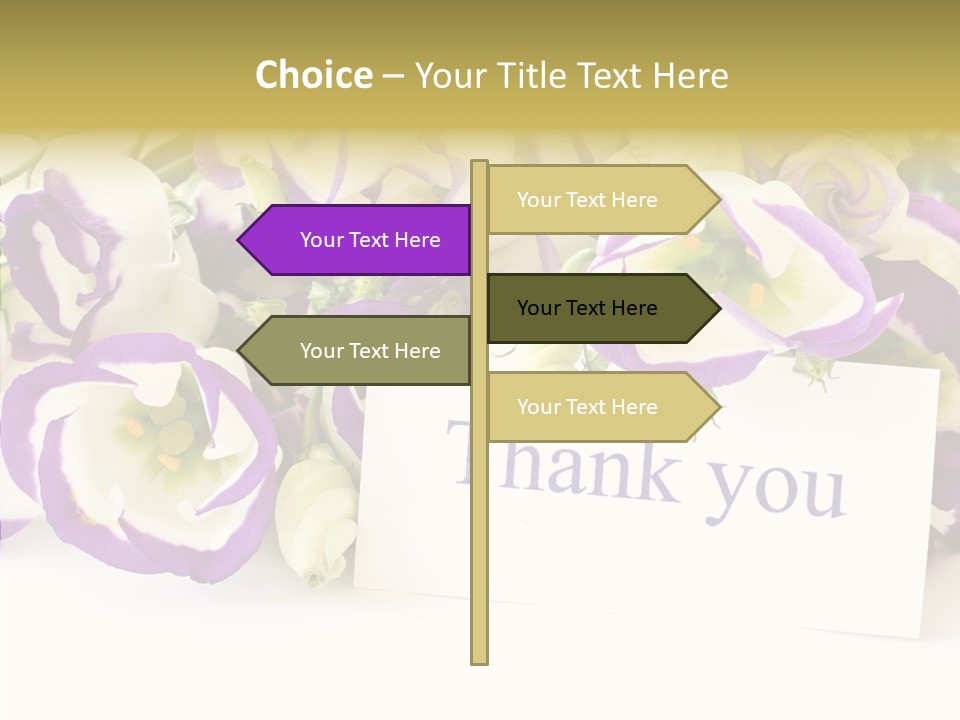 Card Decoration You PowerPoint Template