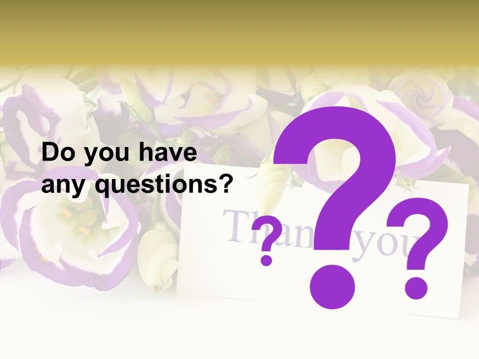 Card Decoration You PowerPoint Template