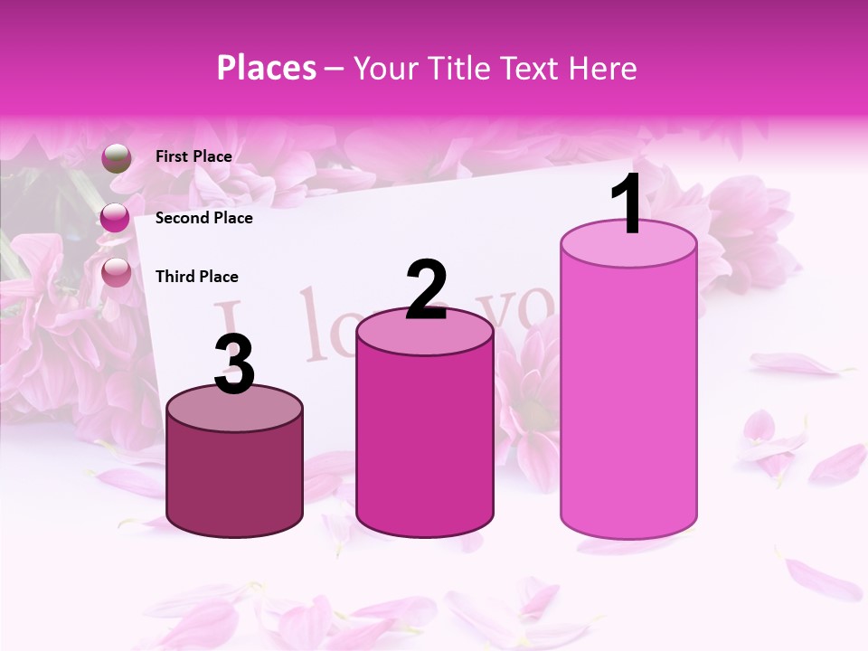 Color Gift Flower PowerPoint Template