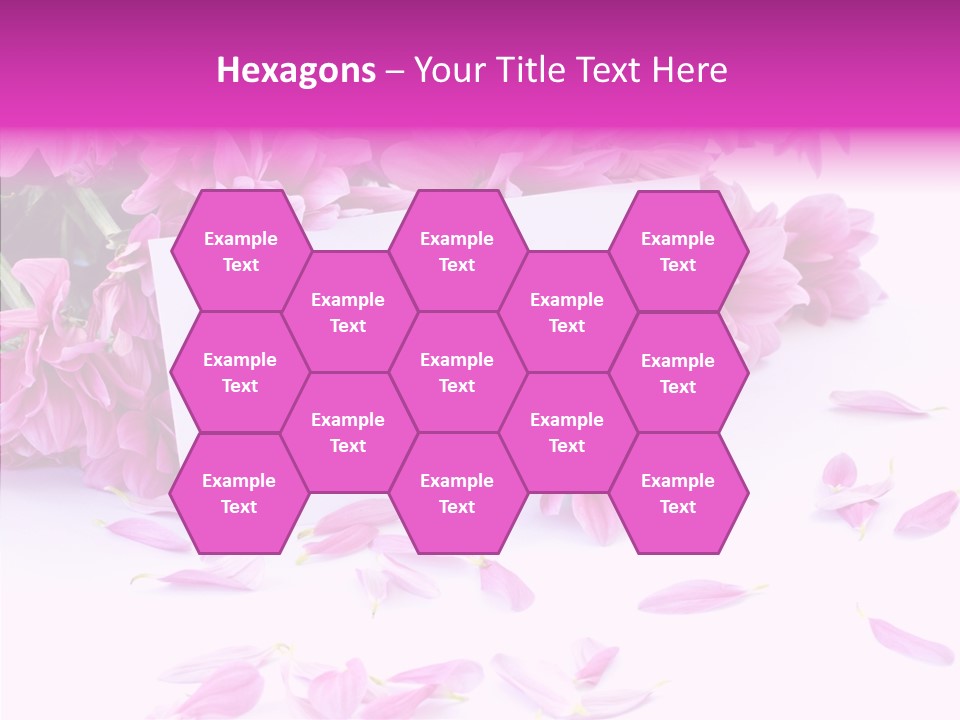 Color Gift Flower PowerPoint Template