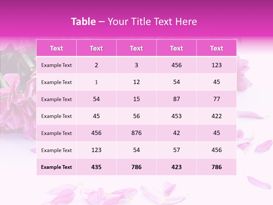 Color Gift Flower PowerPoint Template