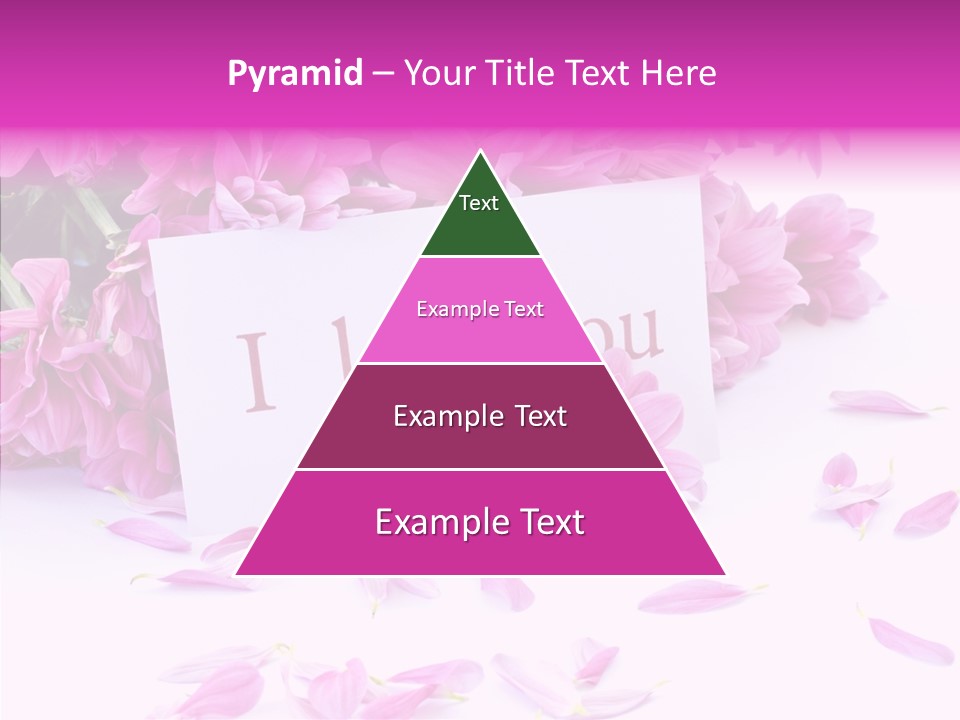 Color Gift Flower PowerPoint Template