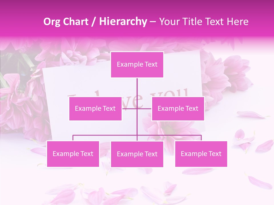 Color Gift Flower PowerPoint Template