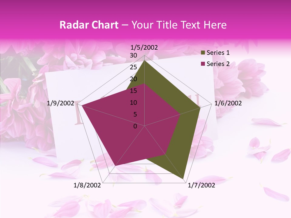 Color Gift Flower PowerPoint Template