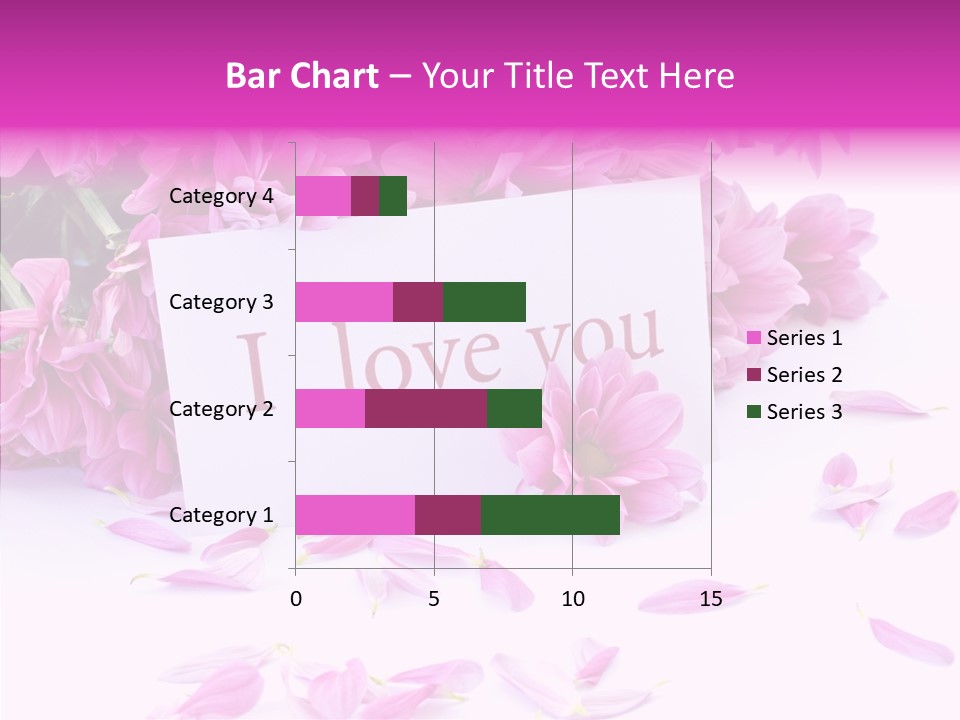 Color Gift Flower PowerPoint Template