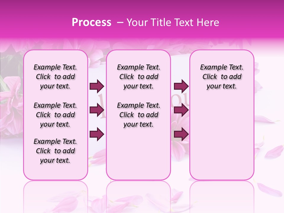Color Gift Flower PowerPoint Template