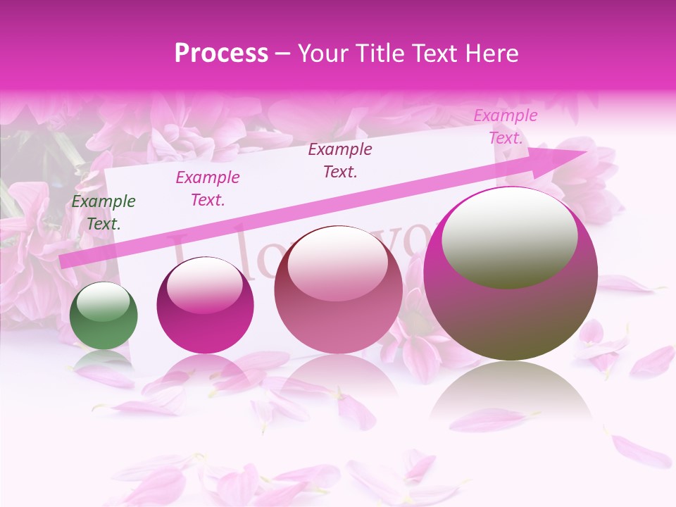 Color Gift Flower PowerPoint Template