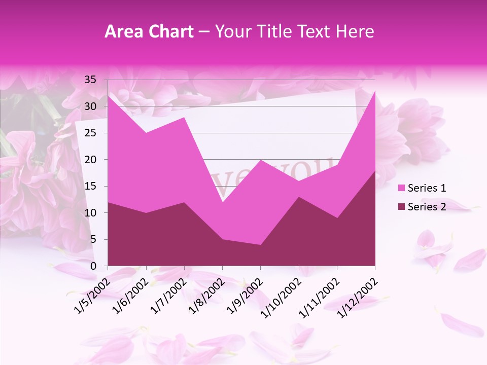 Color Gift Flower PowerPoint Template