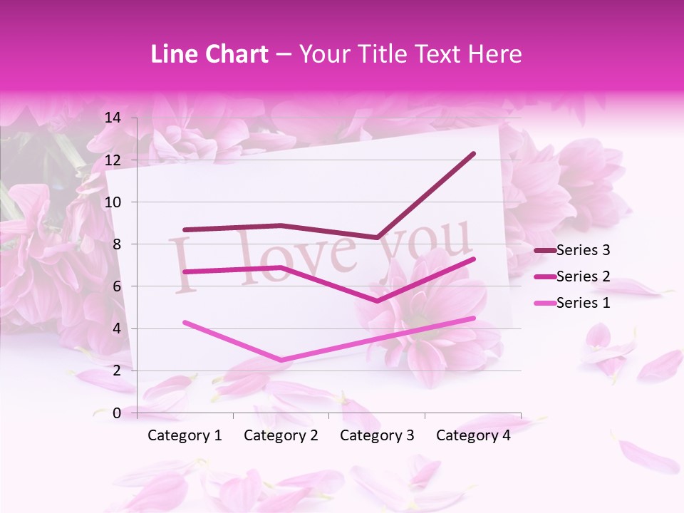 Color Gift Flower PowerPoint Template