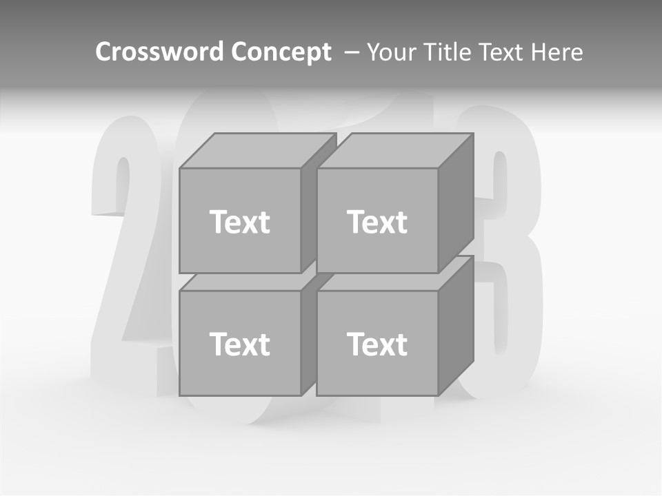 Zukunft Zeit Zweitausenddreizehn PowerPoint Template