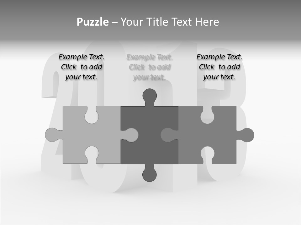 Zukunft Zeit Zweitausenddreizehn PowerPoint Template