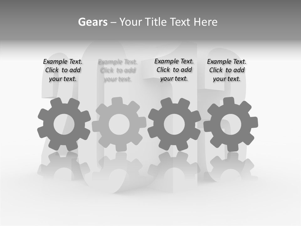 Zukunft Zeit Zweitausenddreizehn PowerPoint Template