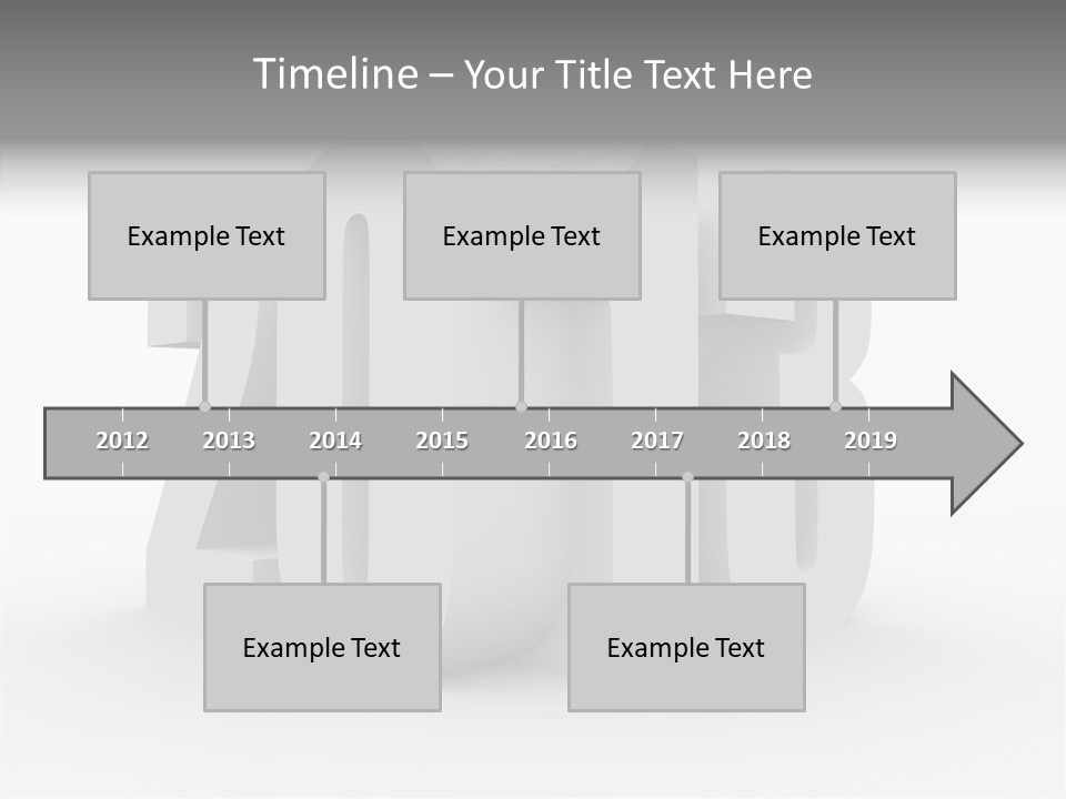 Zukunft Zeit Zweitausenddreizehn PowerPoint Template