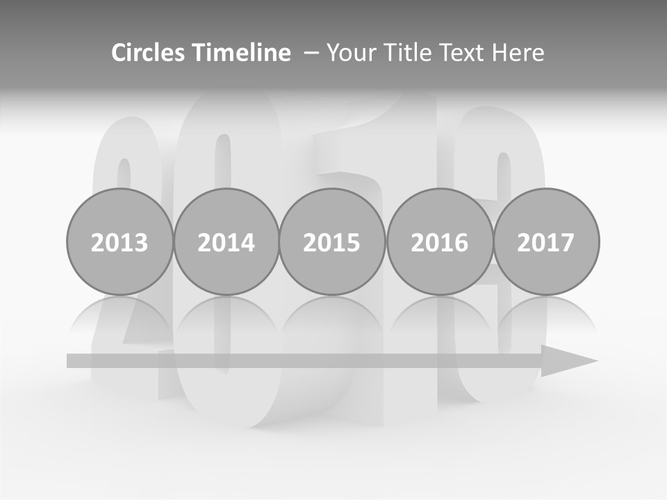 Zukunft Zeit Zweitausenddreizehn PowerPoint Template