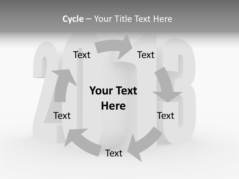 Zukunft Zeit Zweitausenddreizehn PowerPoint Template