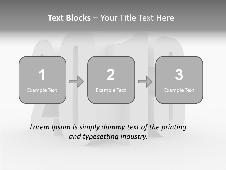 Zukunft Zeit Zweitausenddreizehn PowerPoint Template