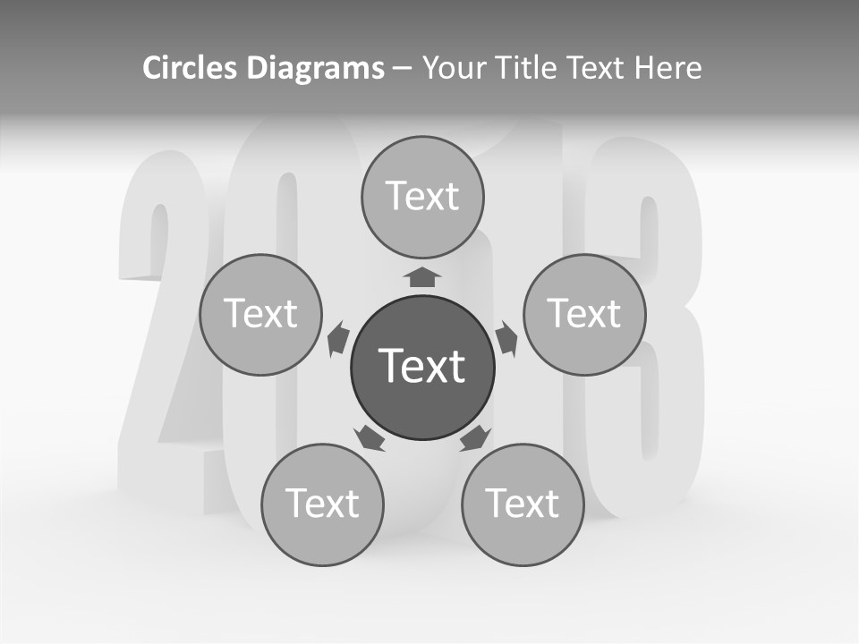 Zukunft Zeit Zweitausenddreizehn PowerPoint Template