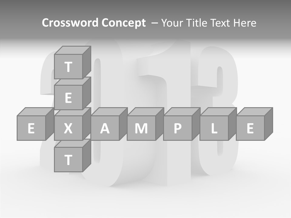 Zukunft Zeit Zweitausenddreizehn PowerPoint Template