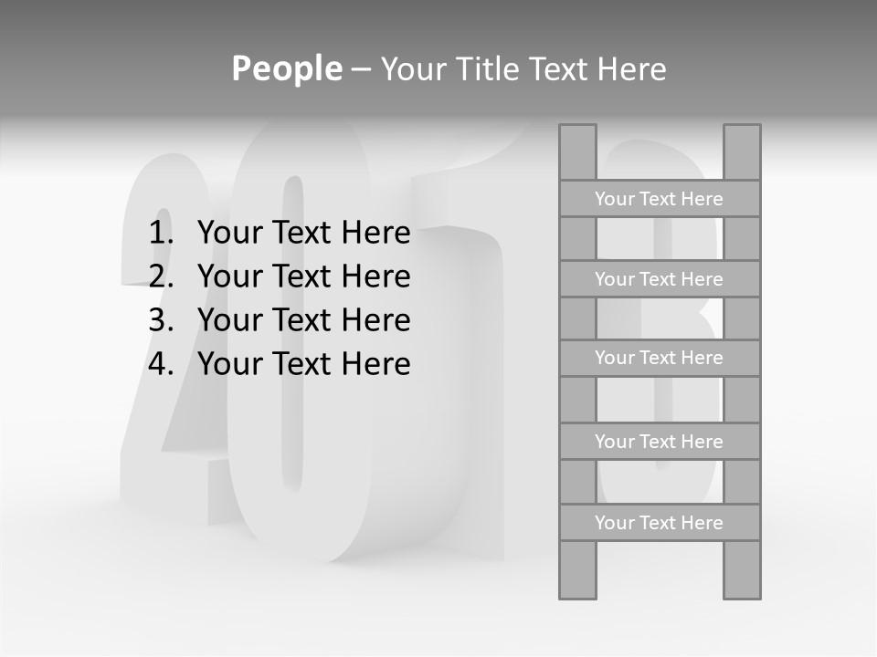 Zukunft Zeit Zweitausenddreizehn PowerPoint Template