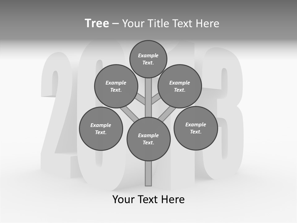 Zukunft Zeit Zweitausenddreizehn PowerPoint Template