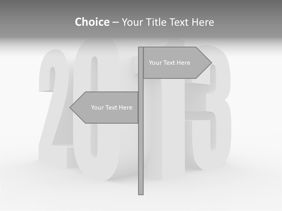 Zukunft Zeit Zweitausenddreizehn PowerPoint Template