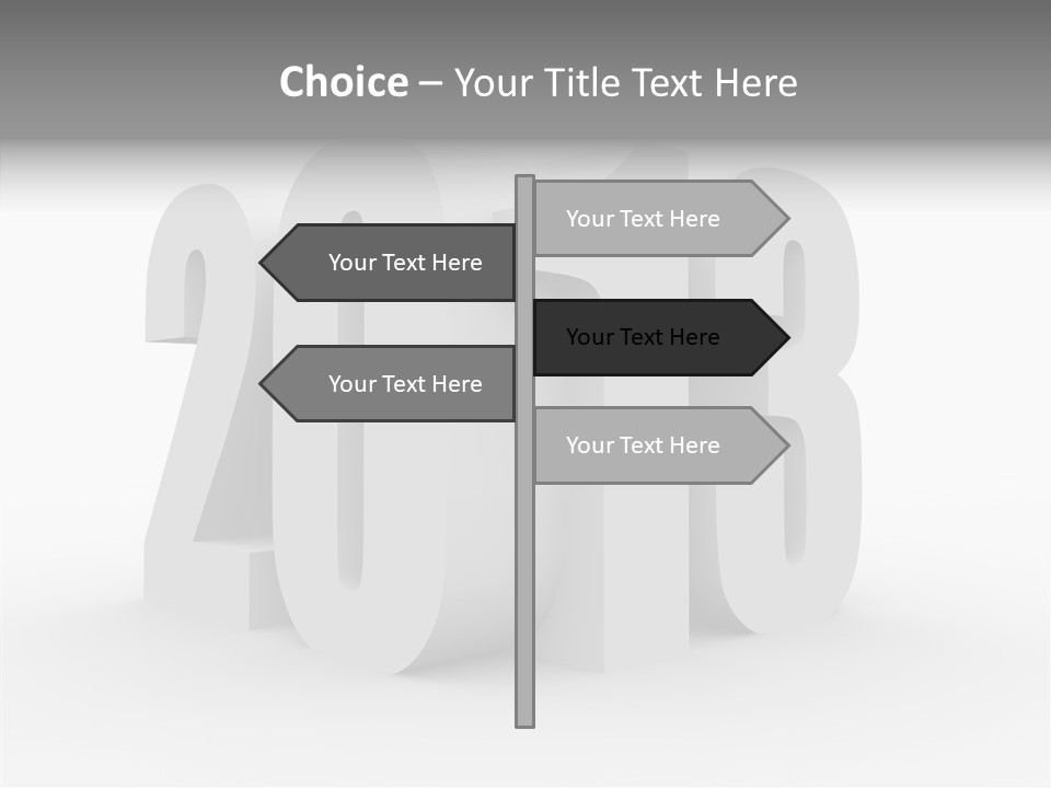 Zukunft Zeit Zweitausenddreizehn PowerPoint Template