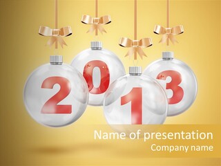 Event Date Glass PowerPoint Template