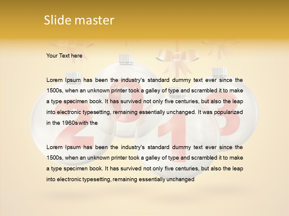 Event Date Glass PowerPoint Template